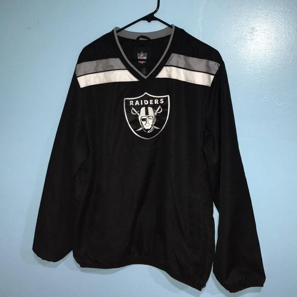 Raiders Crew Neck Windbreaker | Poshmark